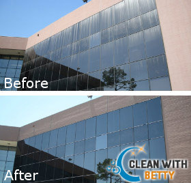 Window Cleaning Before and After